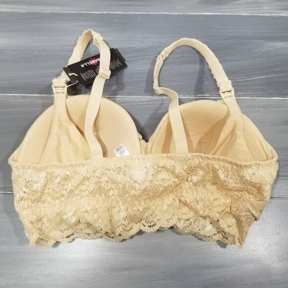 Cosabella Never Say Never Mommie Nursing Bra Maternity Blush Lace Large - Picture 4 of 12